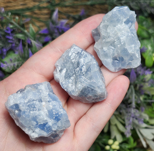 Blue Calcite Crystal