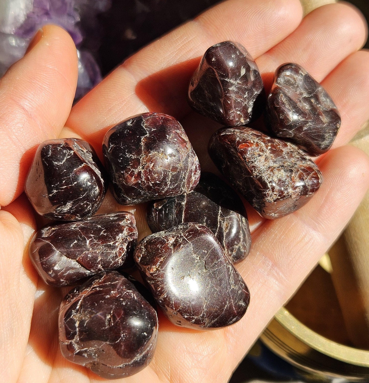 Blood Red Garnet Crystal