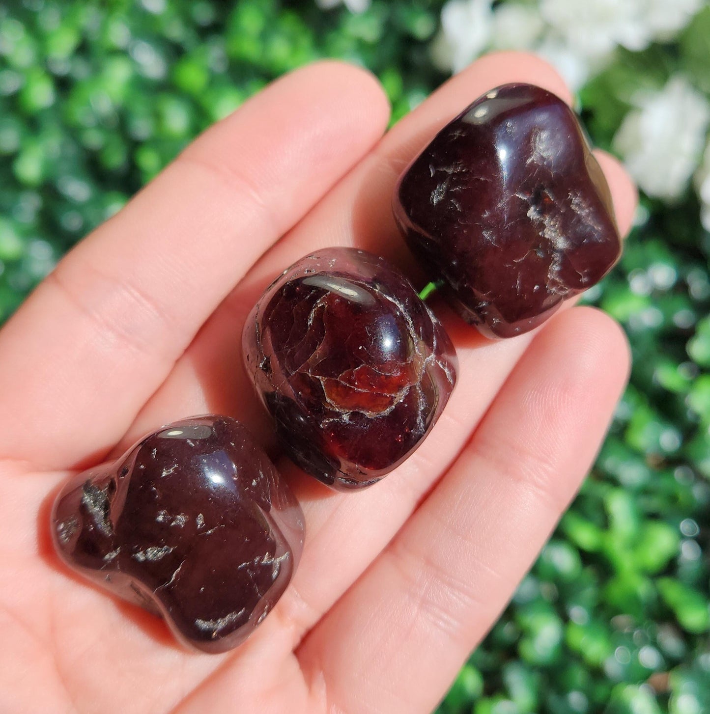 Blood Red Garnet Crystal