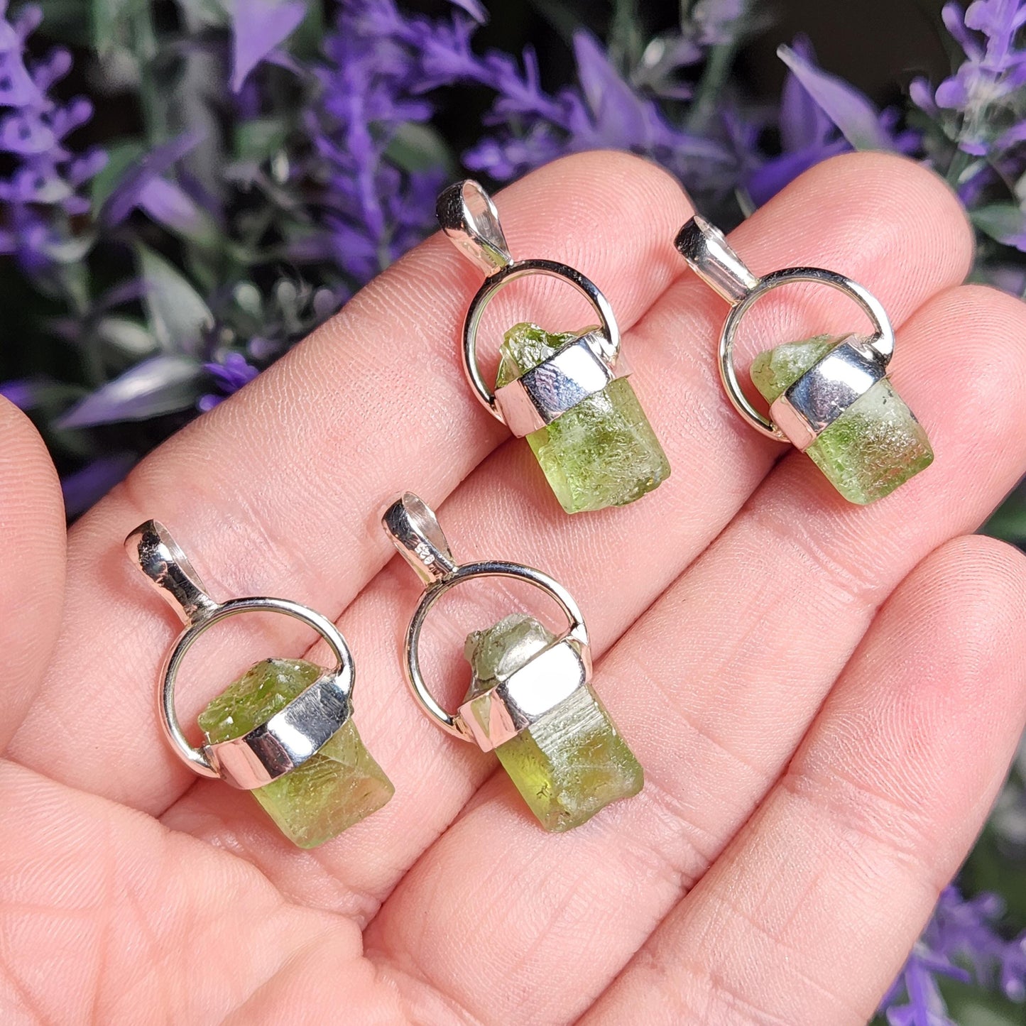 Terminated Peridot Pendant
