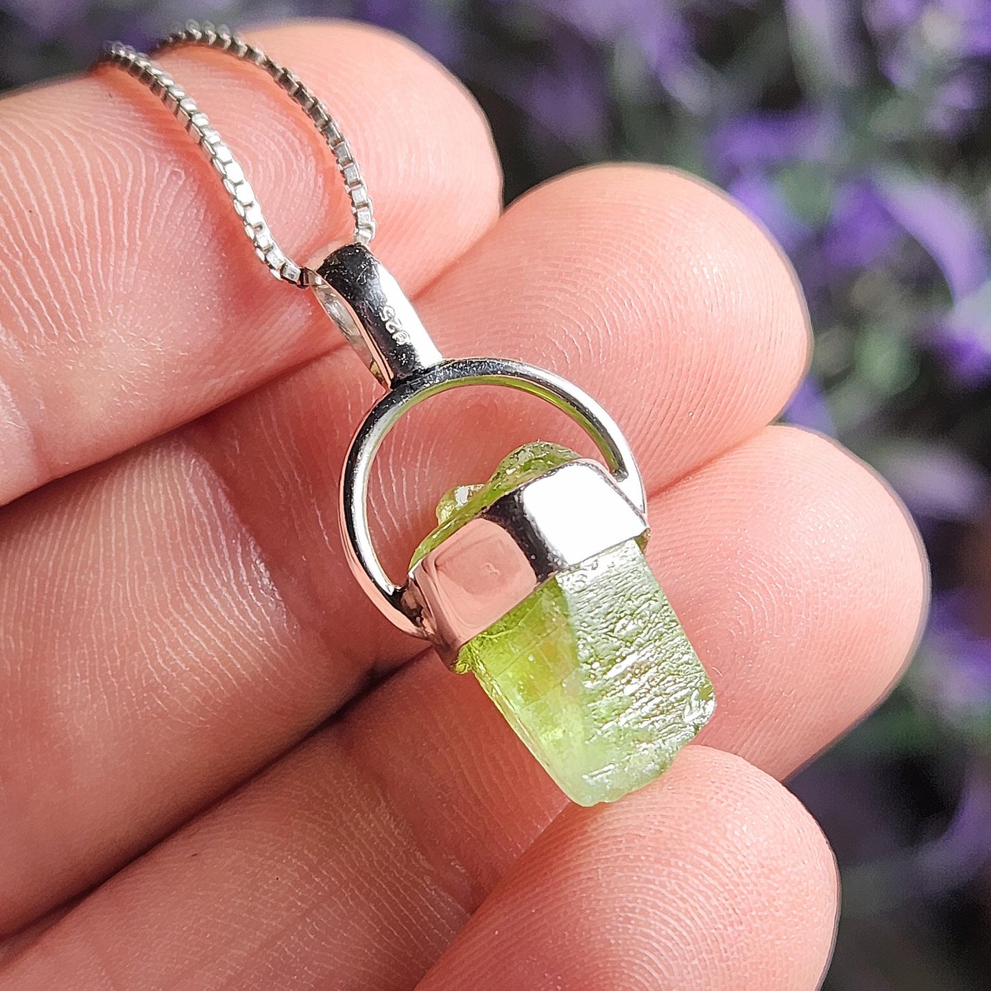 Terminated Peridot Pendant