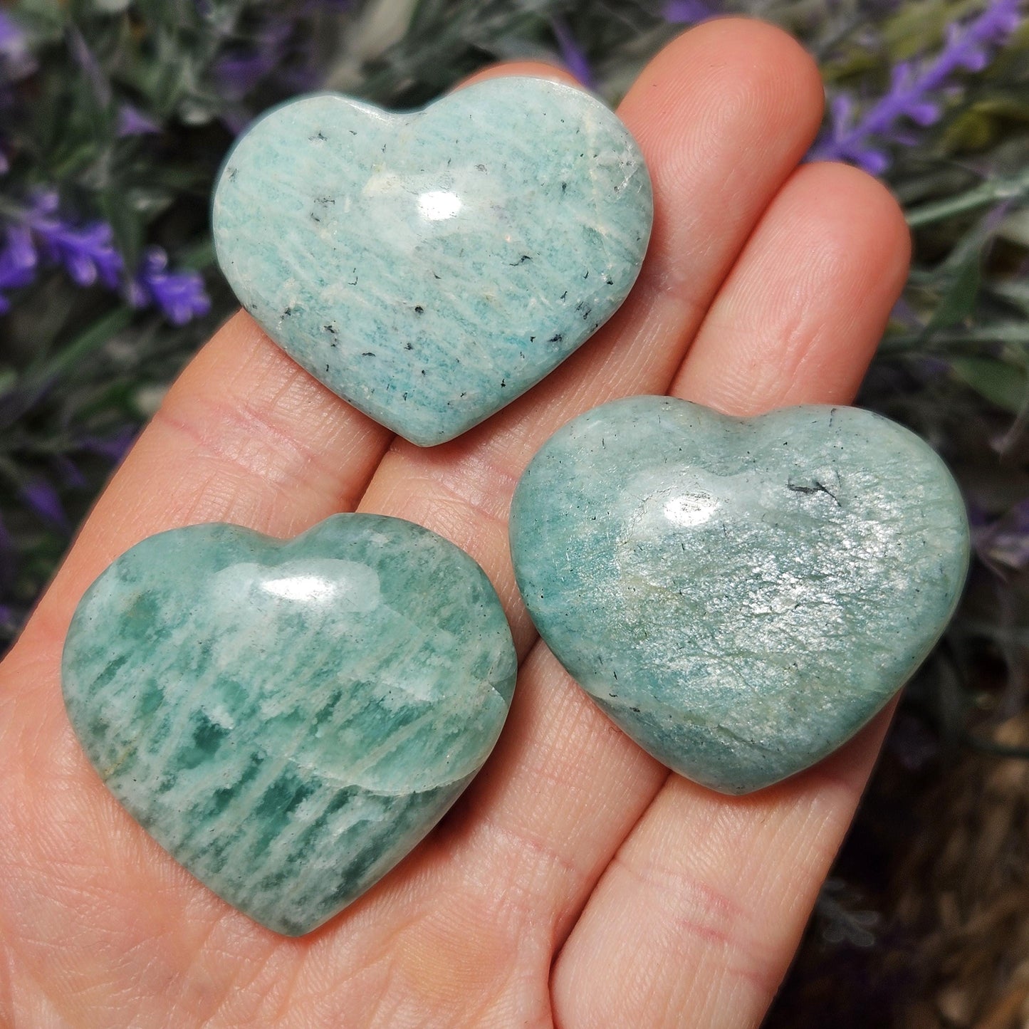 Amazonite Crystal Heart