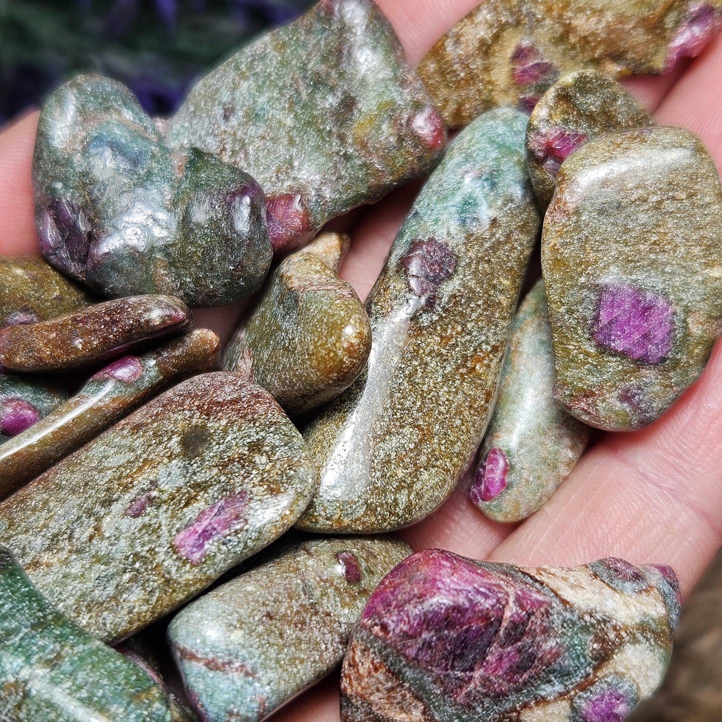 Ruby Crystal in Fuchsite