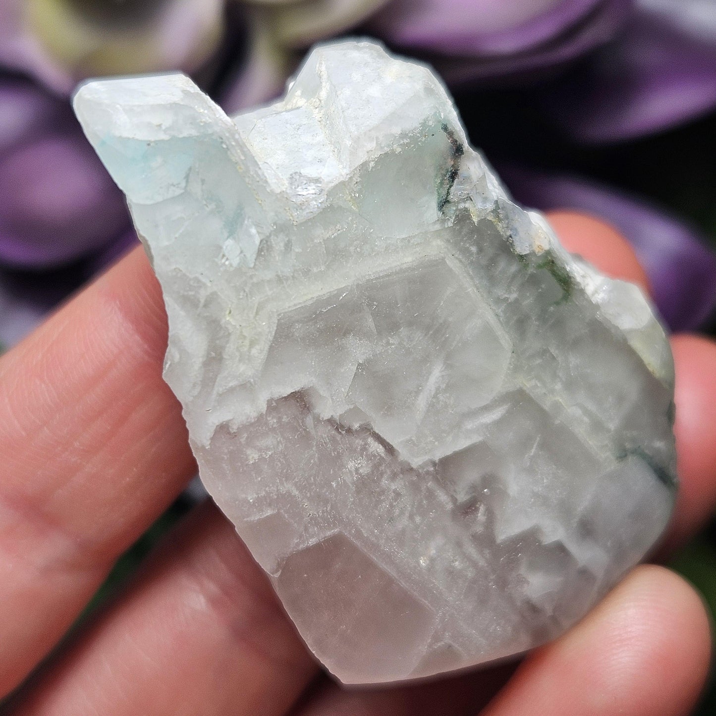 Ajoite Quartz Crystal