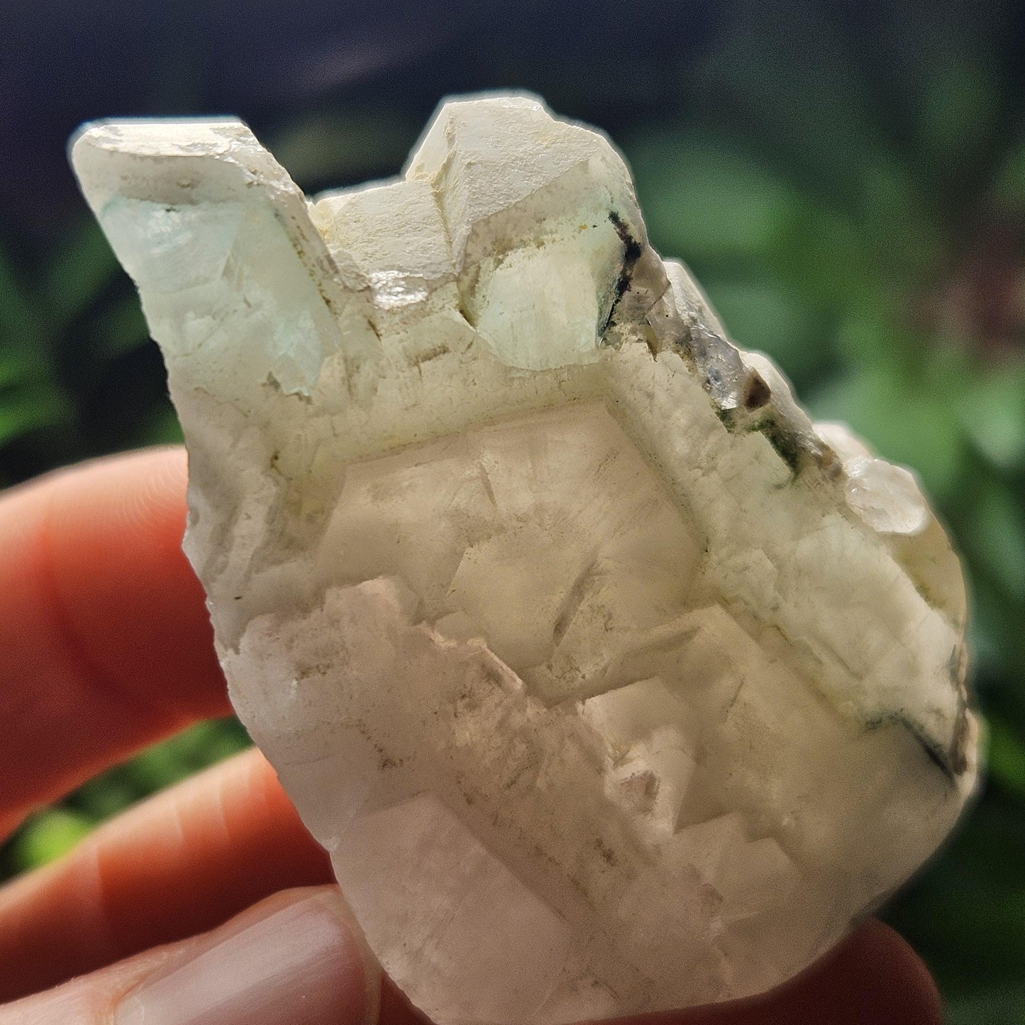 Ajoite Quartz Crystal