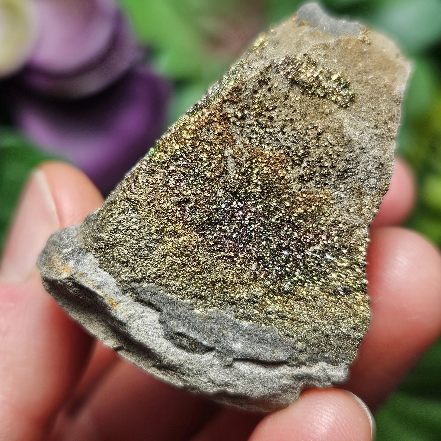 Rainbow Pyrite Specimen