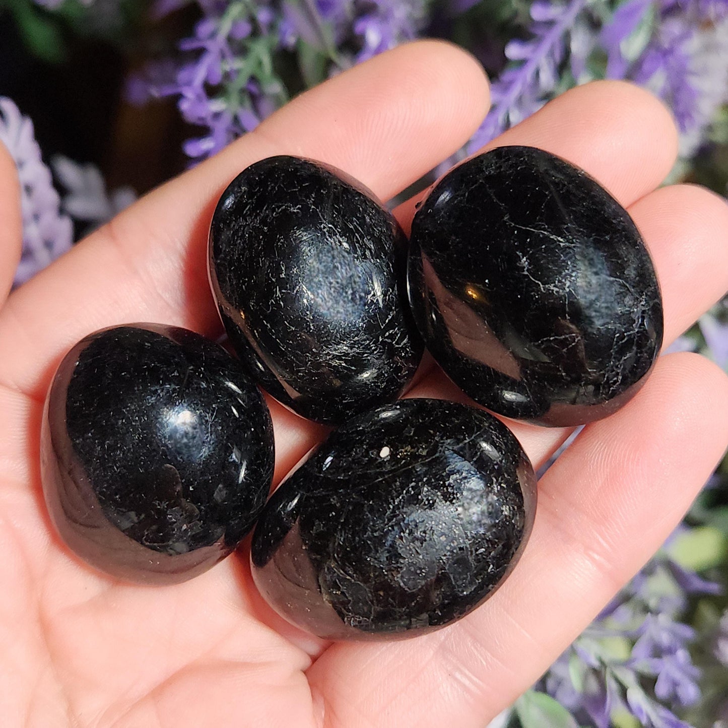 Polished Black Tourmaline