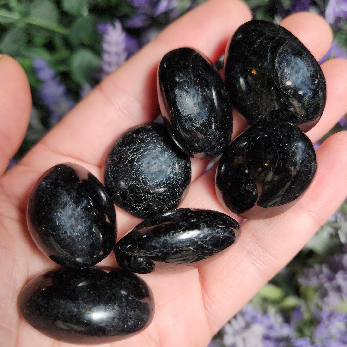 Polished Black Tourmaline