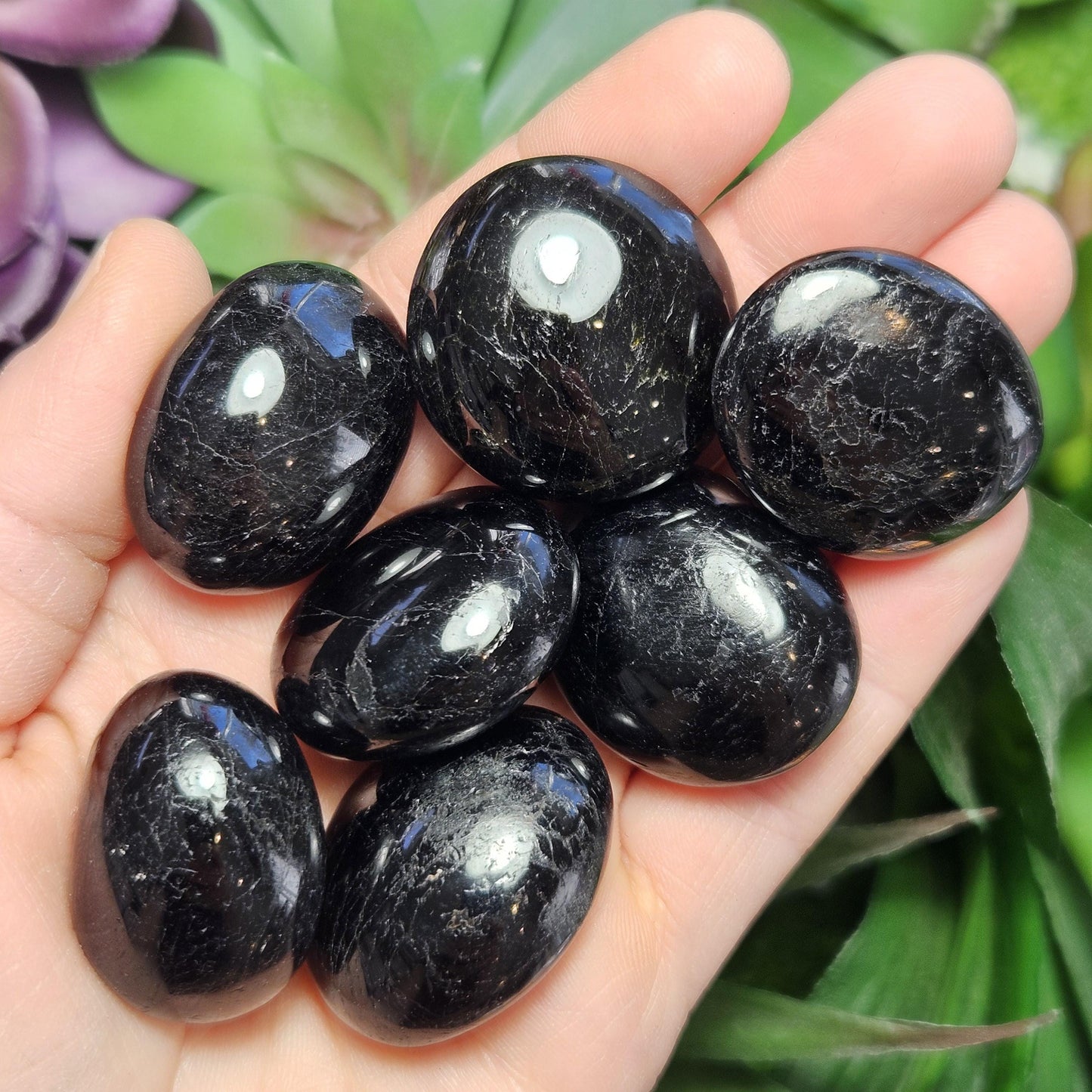 Polished Black Tourmaline