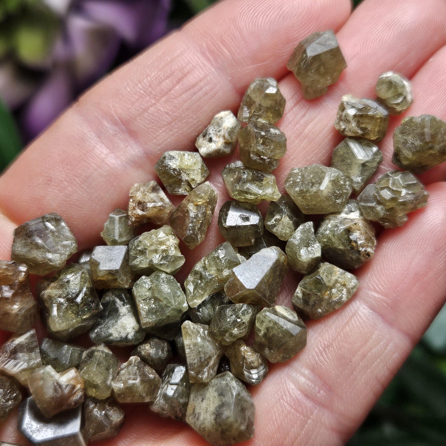 Green Garnet Crystal