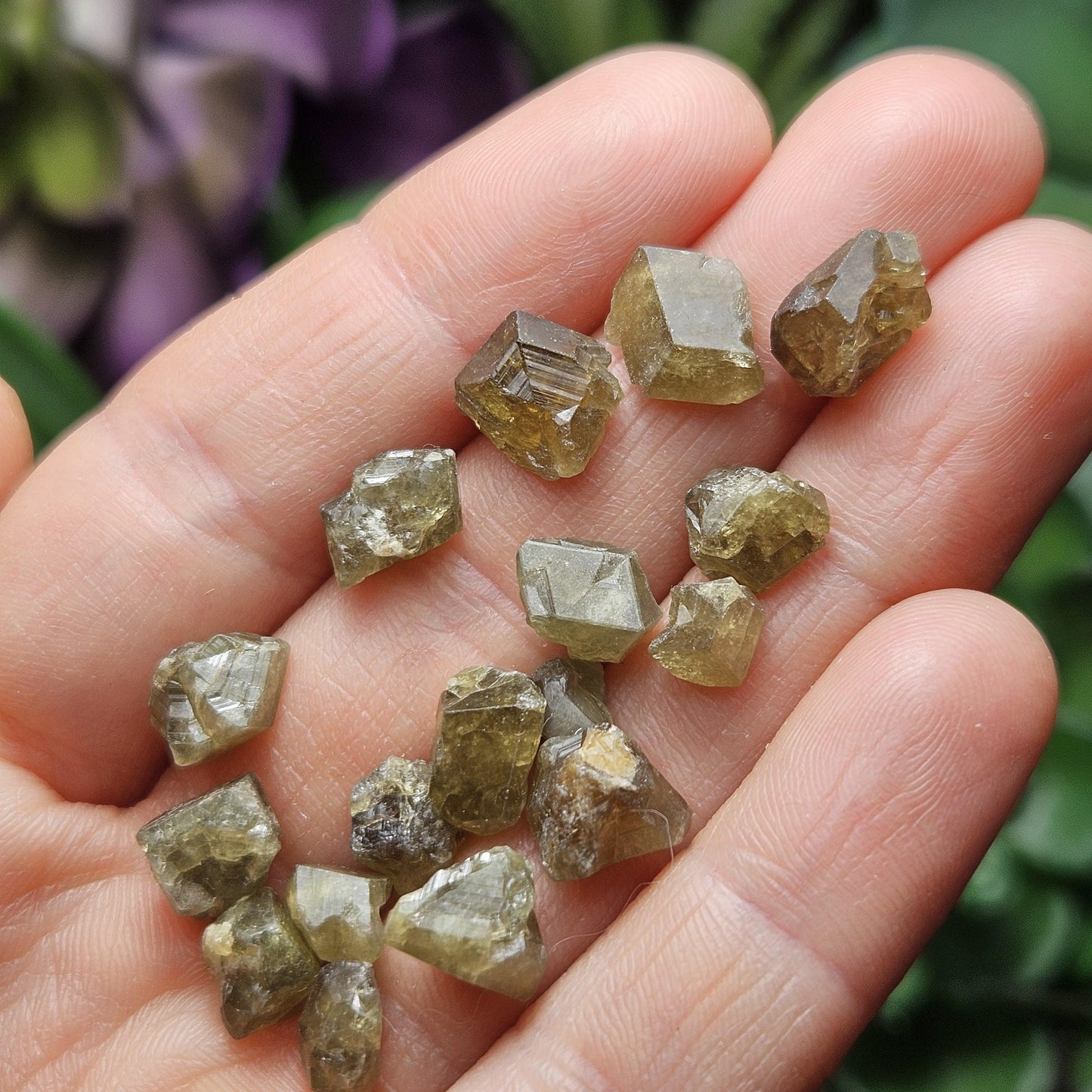 Green Garnet Crystal