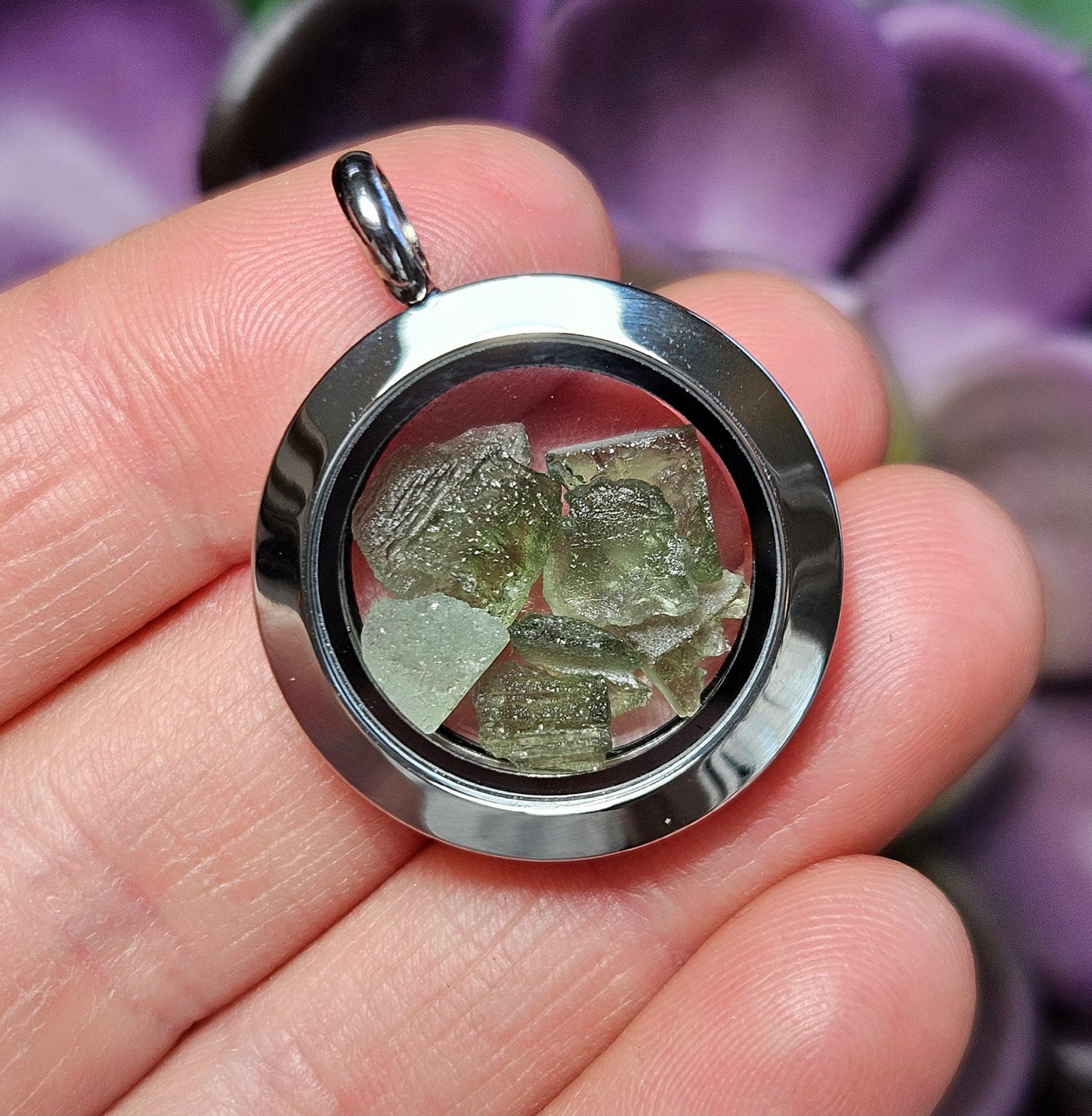 Moldavite Pendant