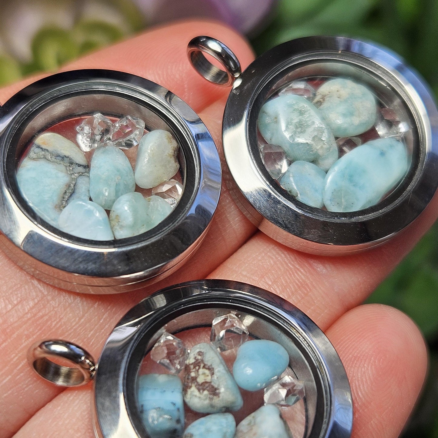 Larimar Pendant