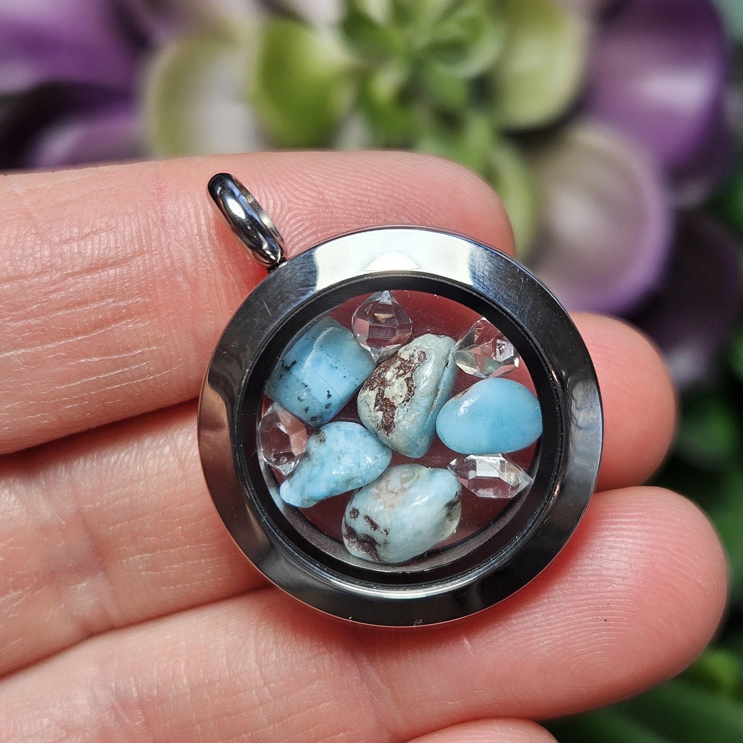 Larimar Pendant