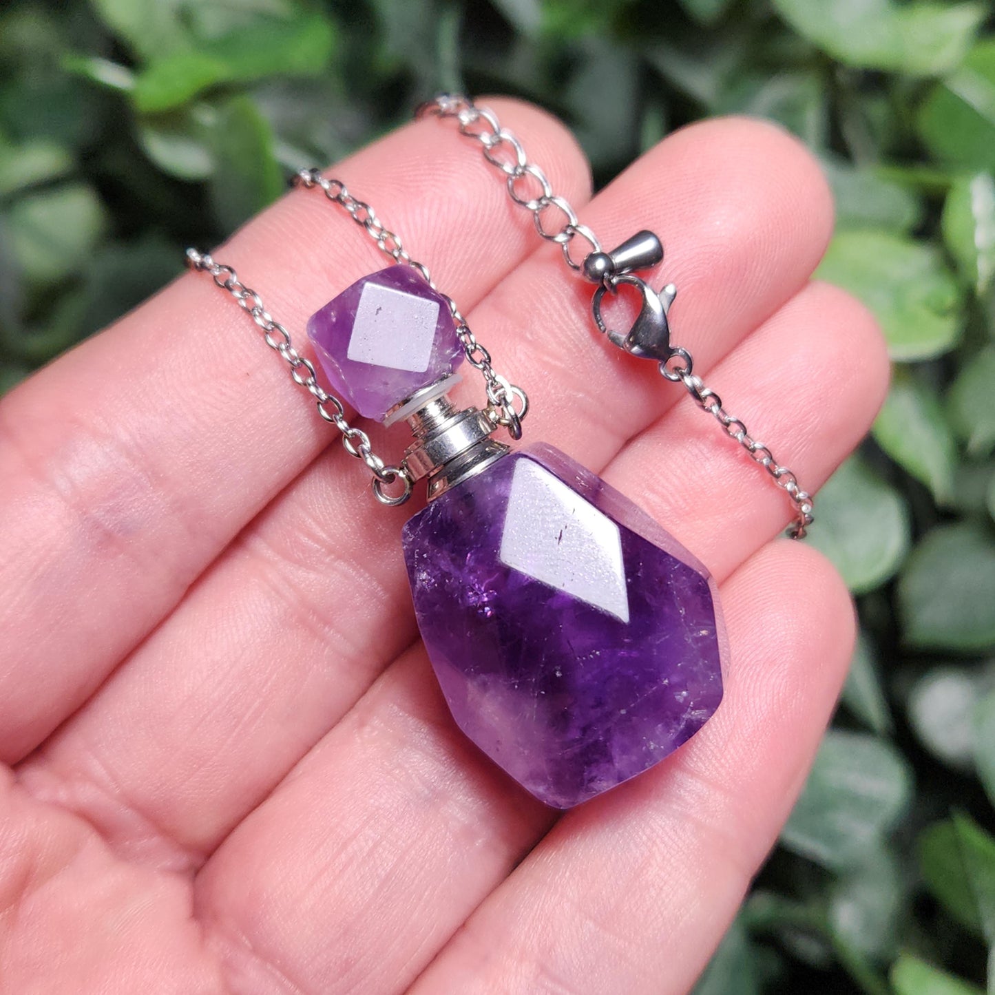 Amethyst Gemstone Jar