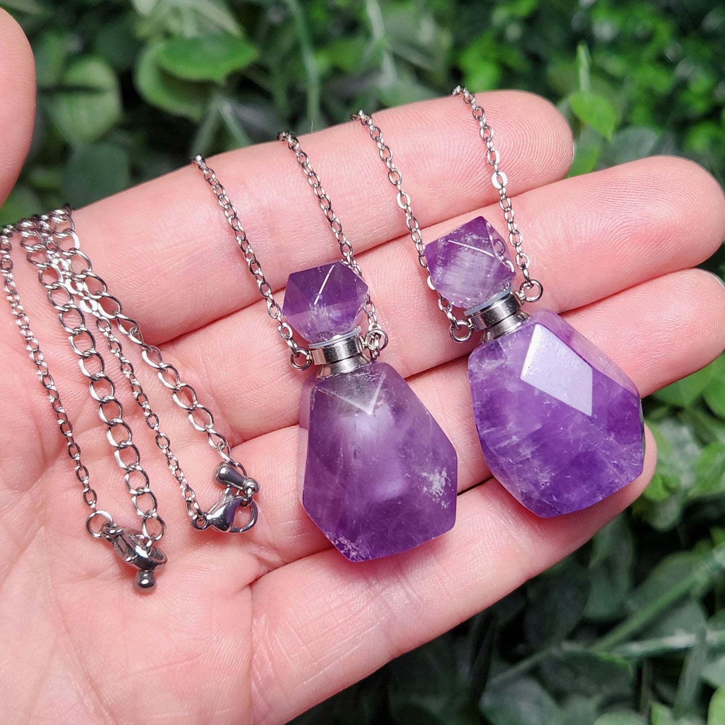 Amethyst Gemstone Jar
