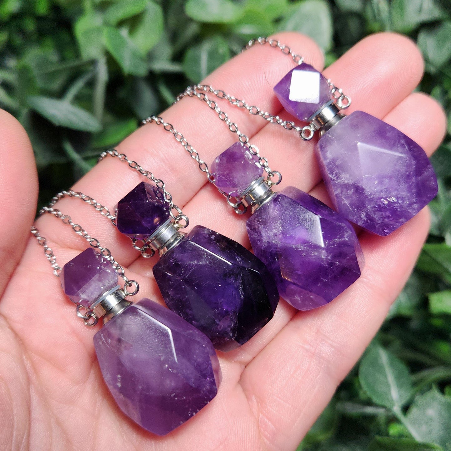 Amethyst Gemstone Jar