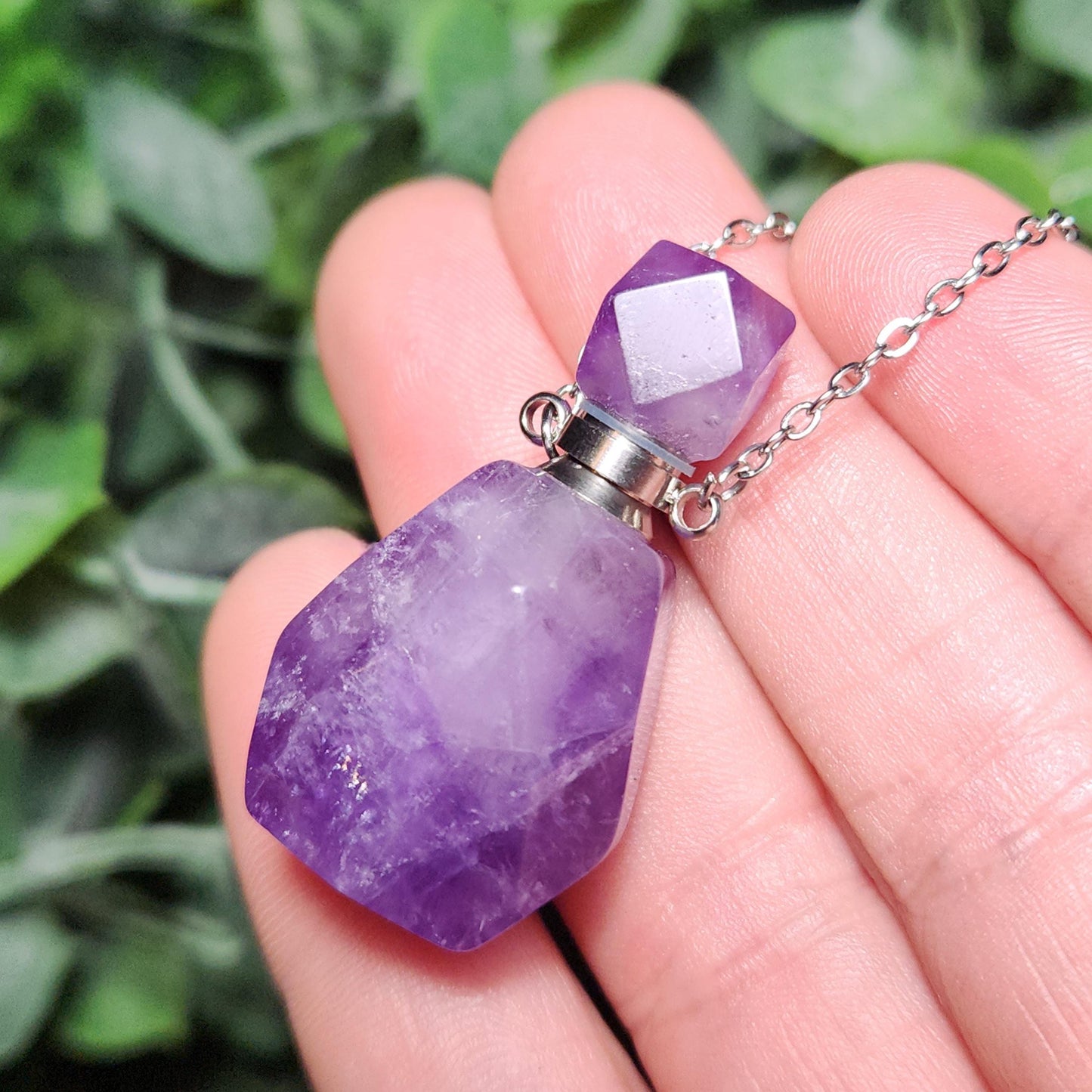 Amethyst Gemstone Jar
