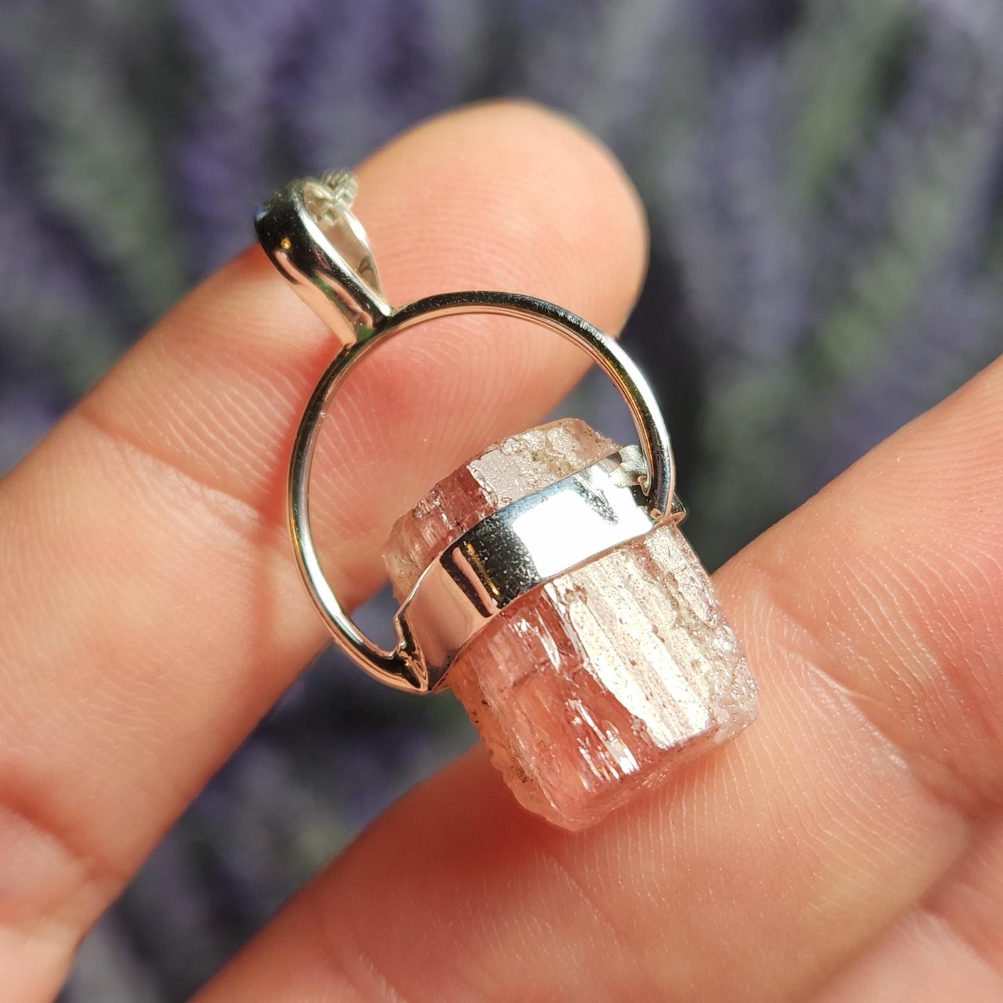Pink Topaz Pendant