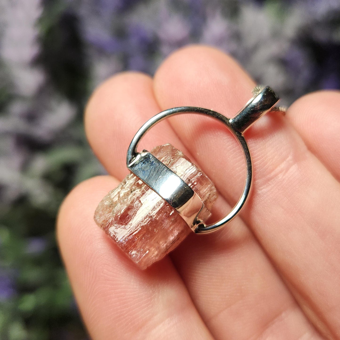 Pink Topaz Pendant