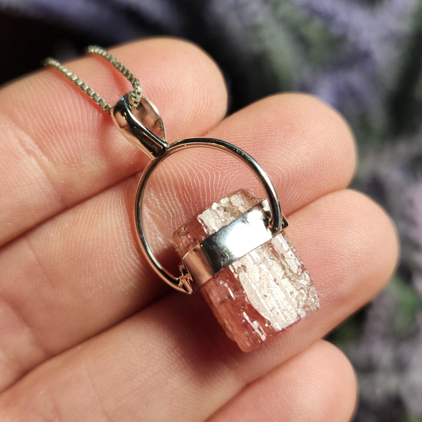 Pink Topaz Pendant