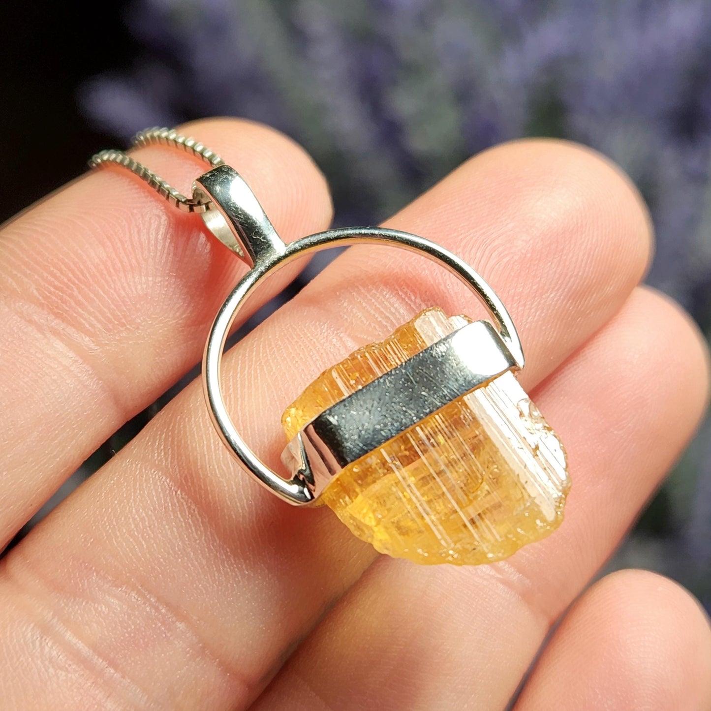 Golden Topaz Pendant