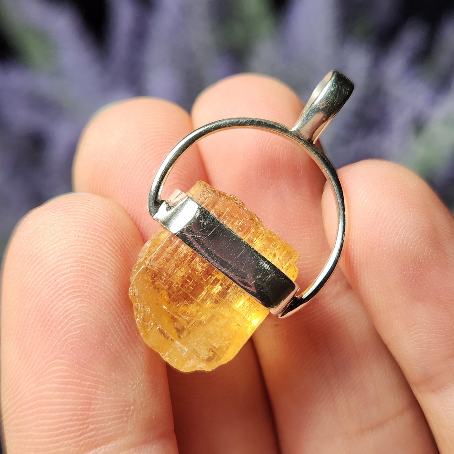 Golden Topaz Pendant