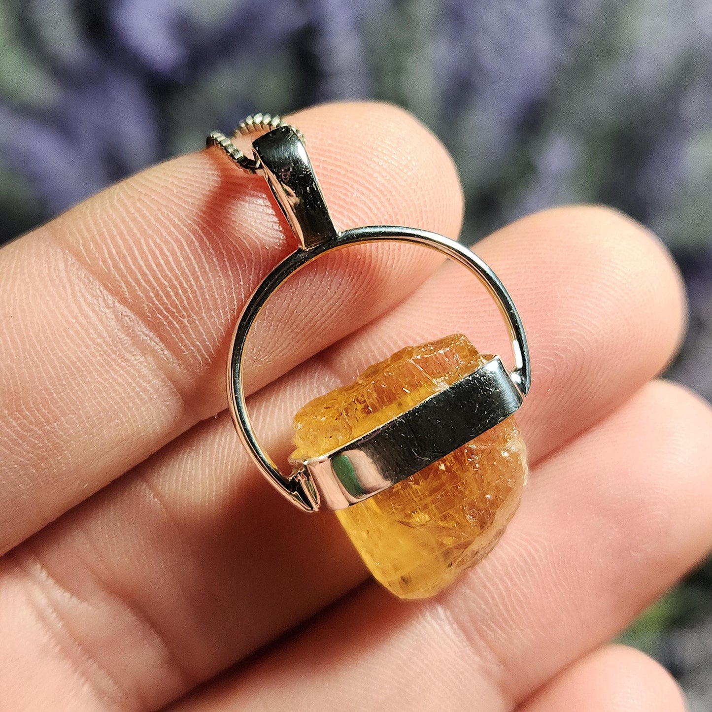 Golden Topaz Pendant