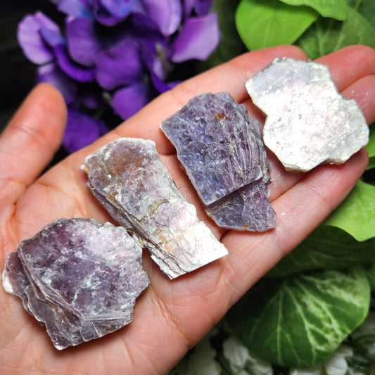 Raw Lepidolite Crystal