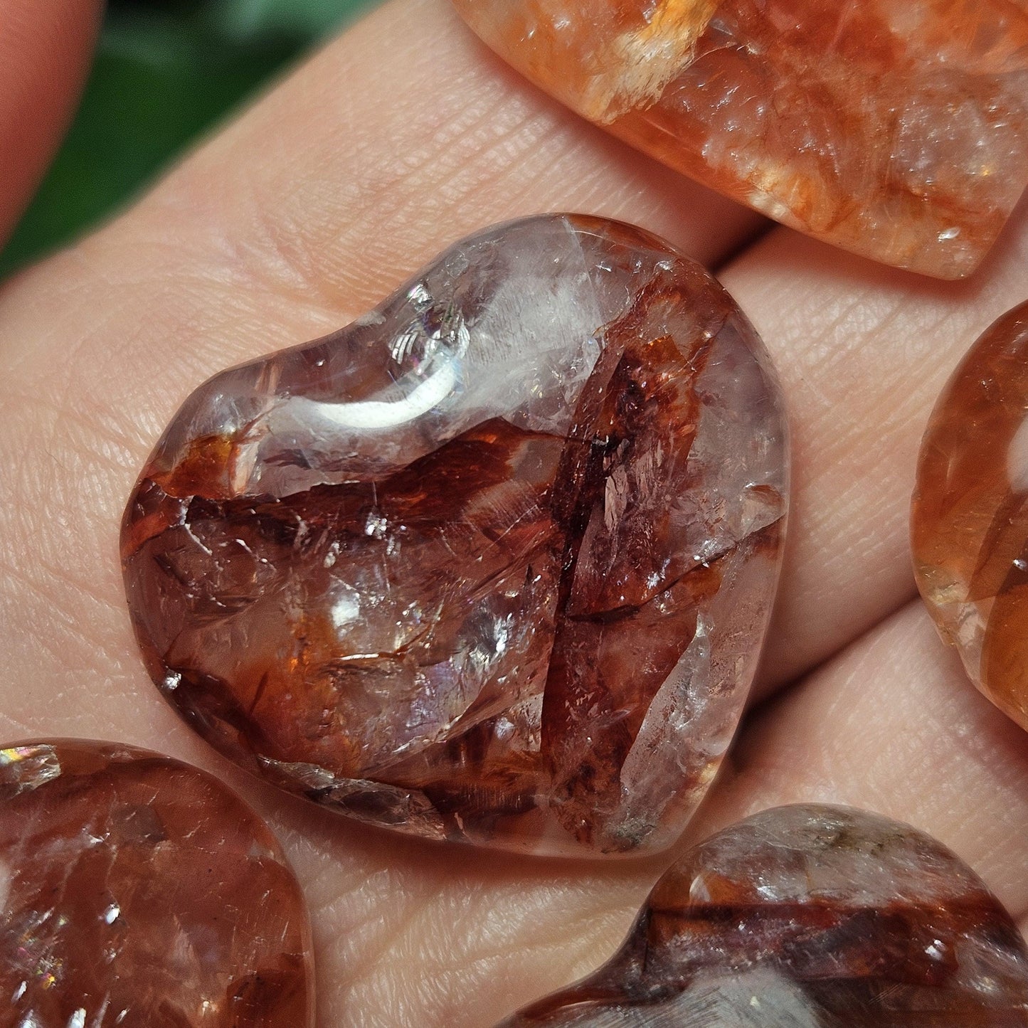 Fire Quartz Heart