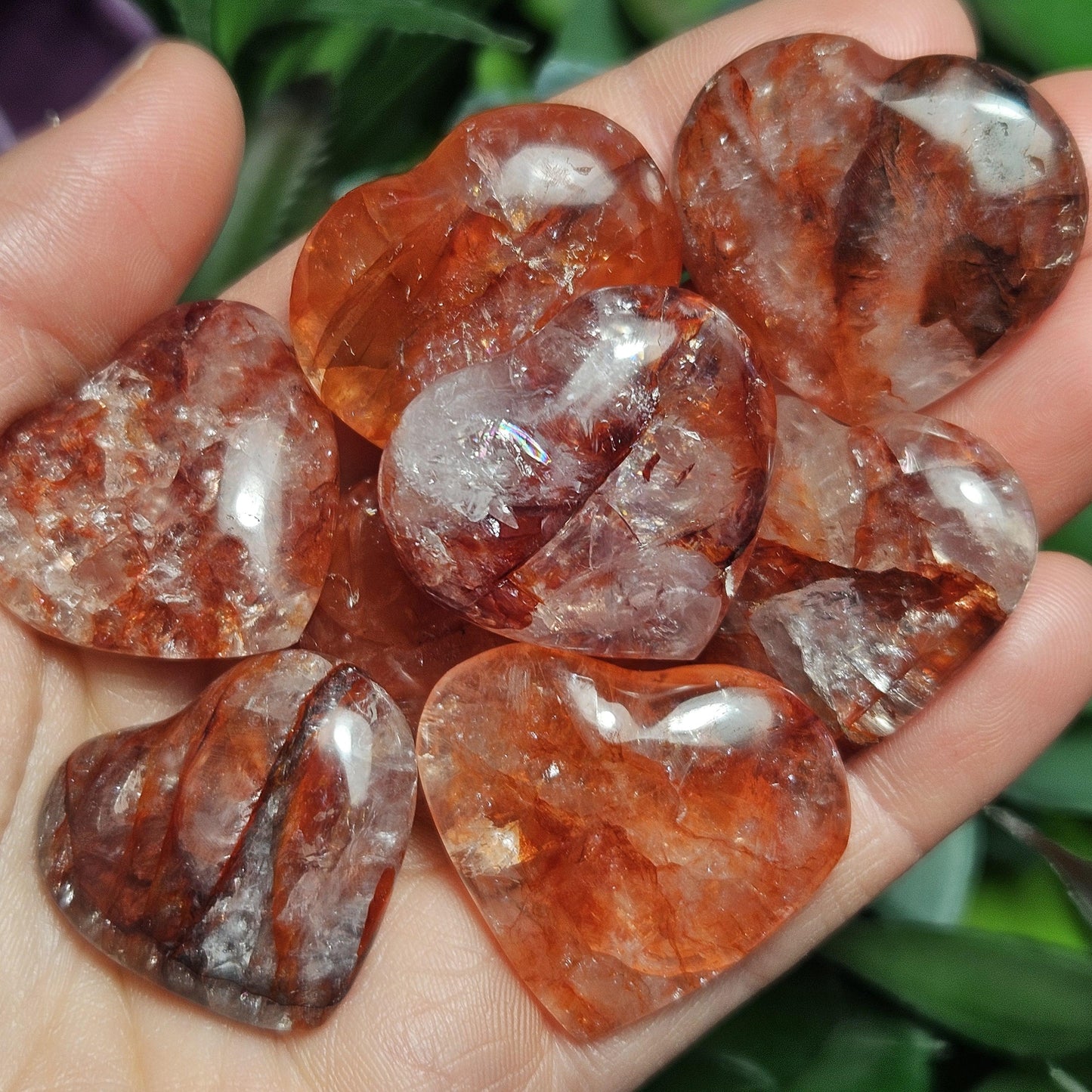Fire Quartz Heart