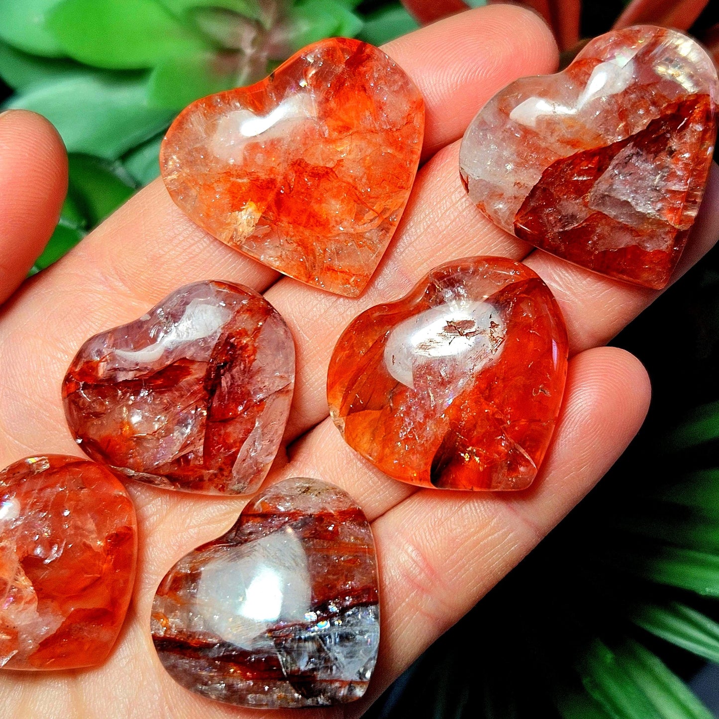 Fire Quartz Heart