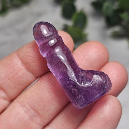 Amethyst Penis Carving