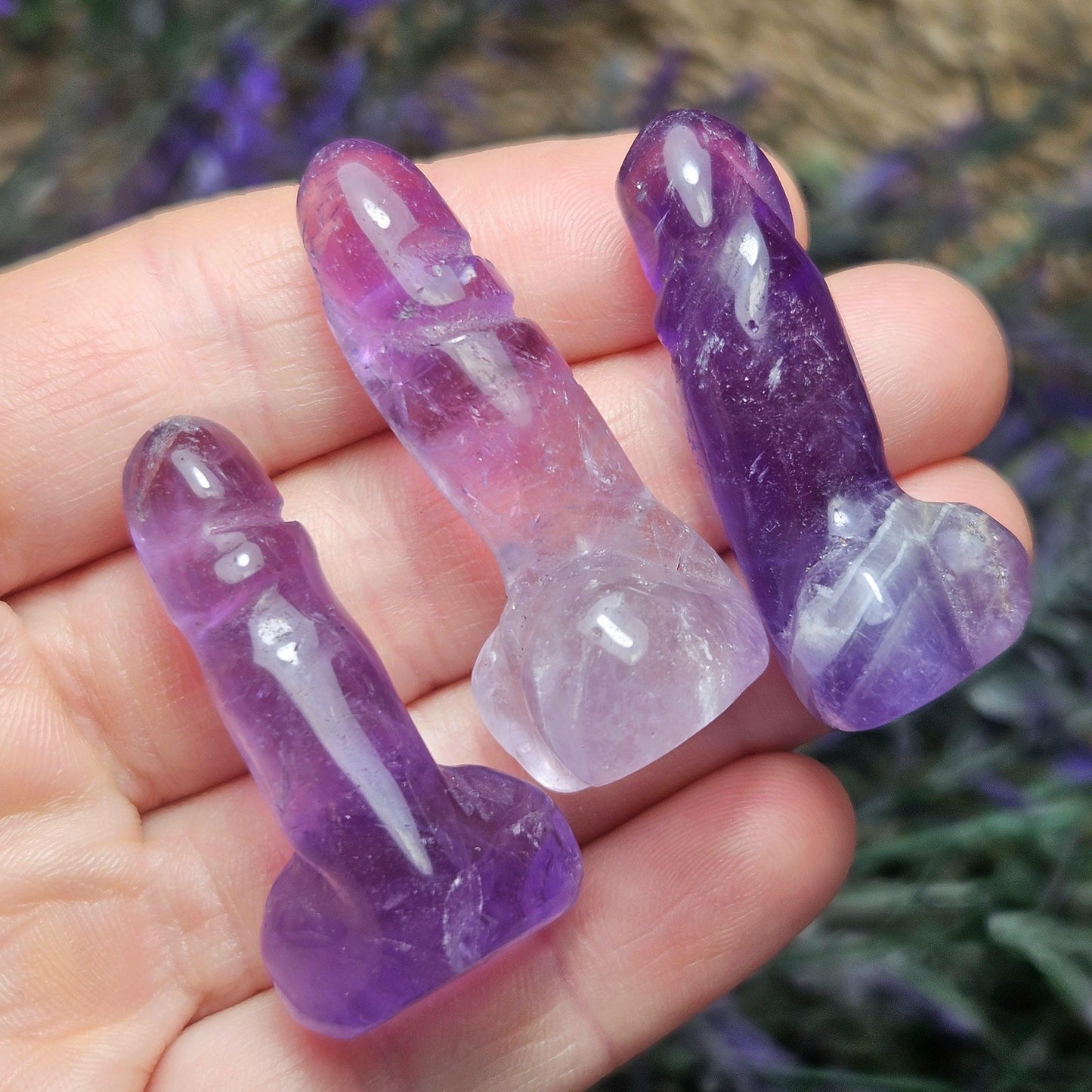 Amethyst Penis Carving