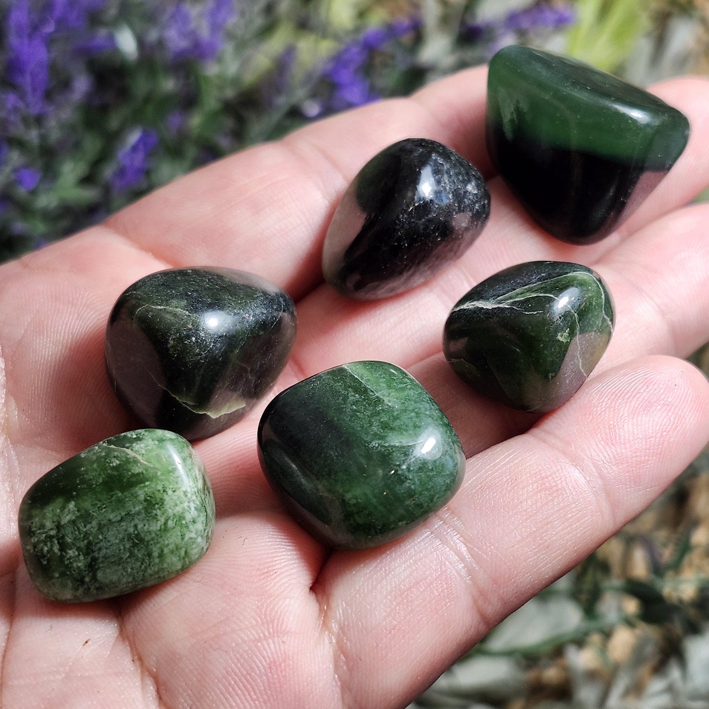 Green Kyanite Tumbled Stone