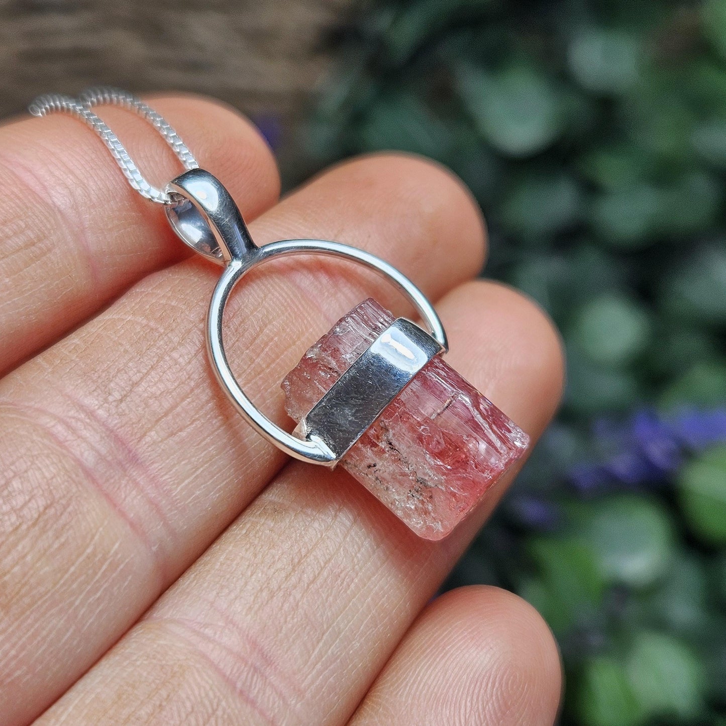 Pink Topaz Pendant