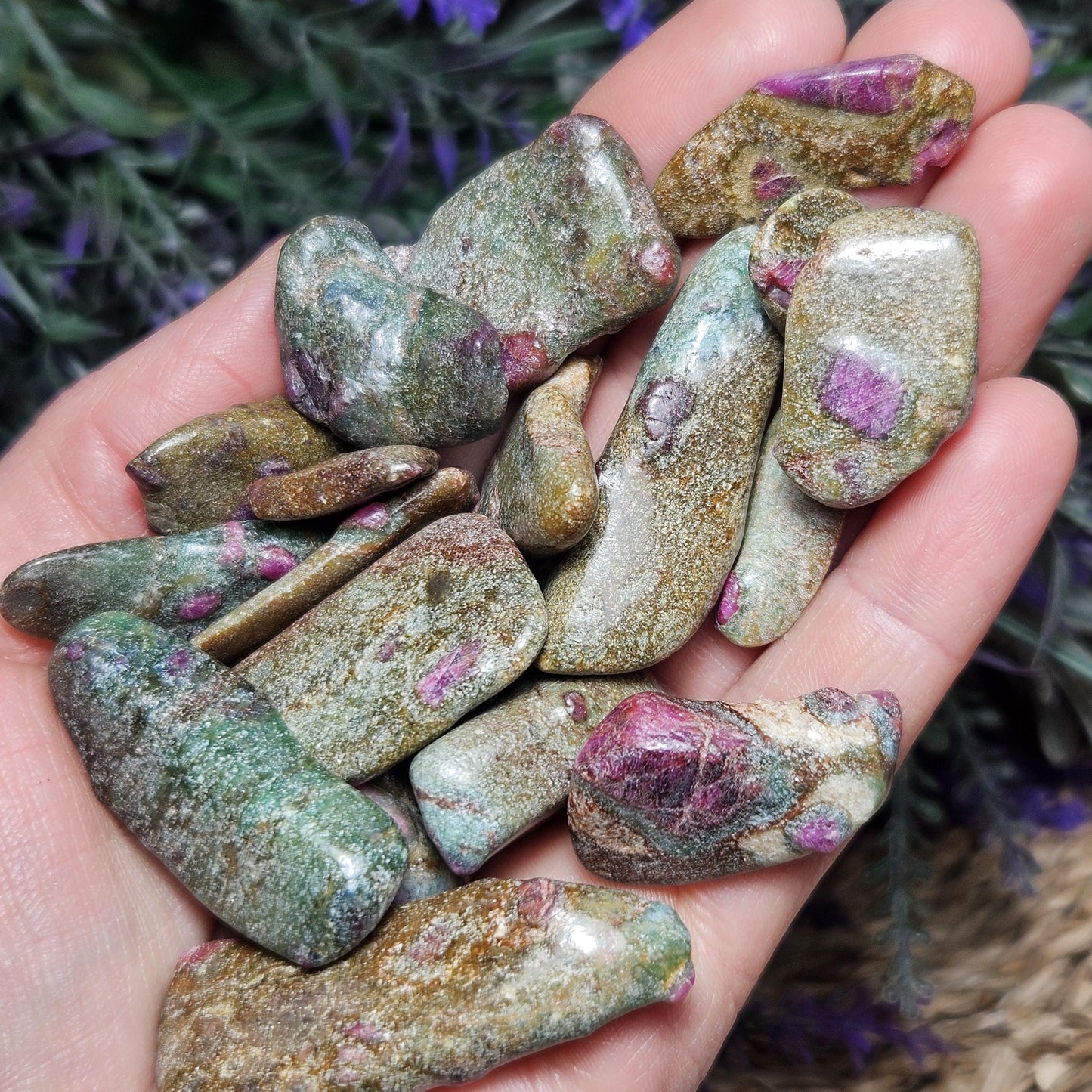Ruby Crystal in Fuchsite
