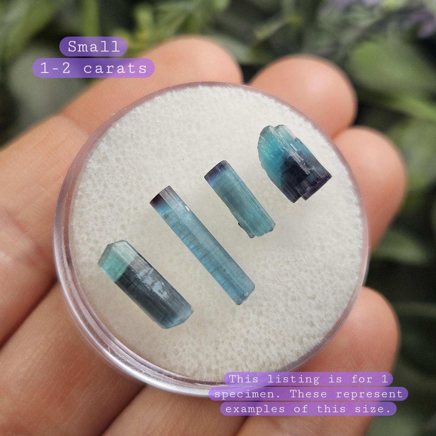 Blue Tourmaline Crystal