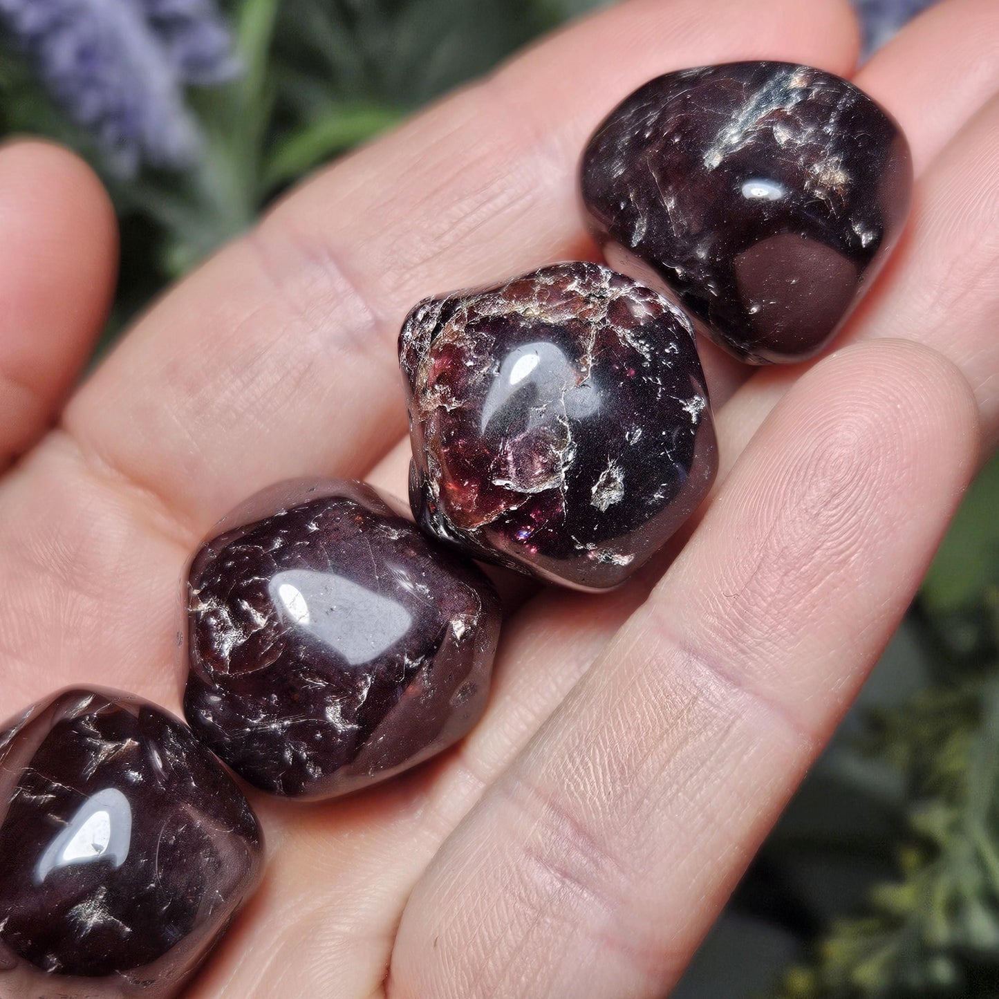 Blood Red Garnet Crystal