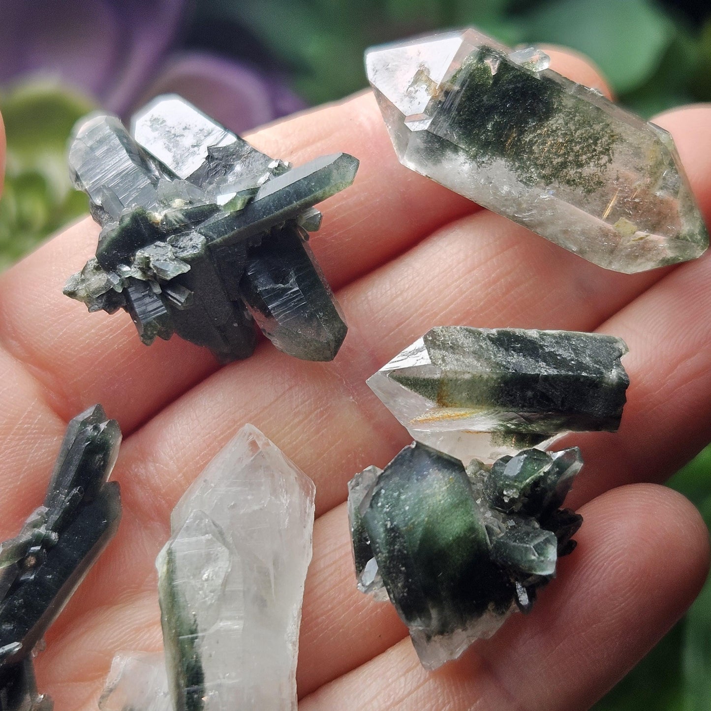Green Phantom Himalayan Quartz