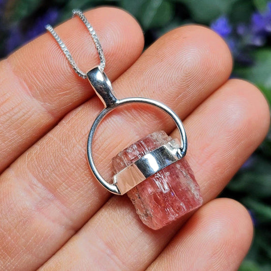 Pink Topaz Pendant