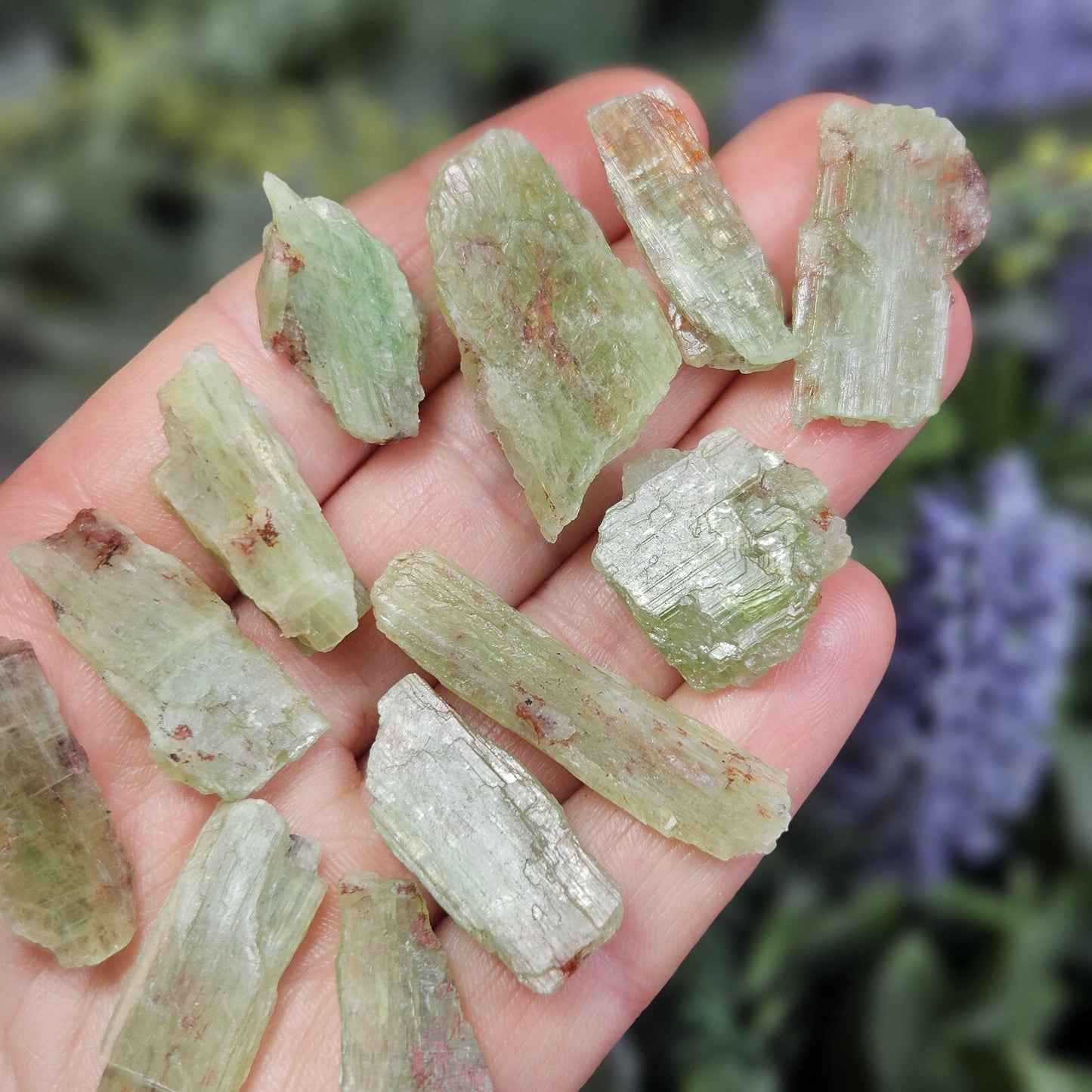 Green & Orange Kyanite Crystal