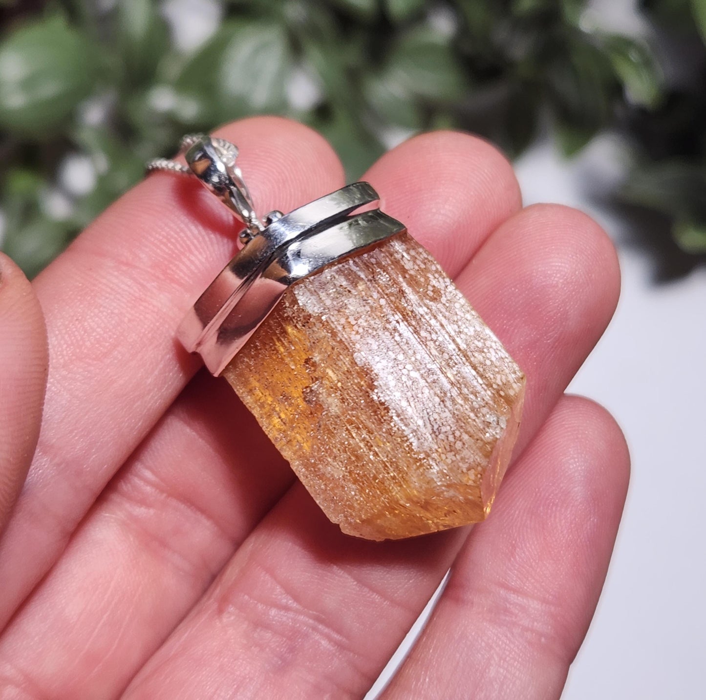 AAA Golden Topaz Pendant