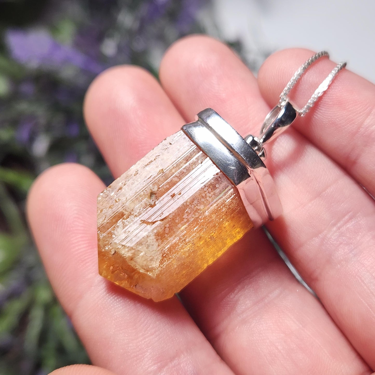 AAA Golden Topaz Pendant