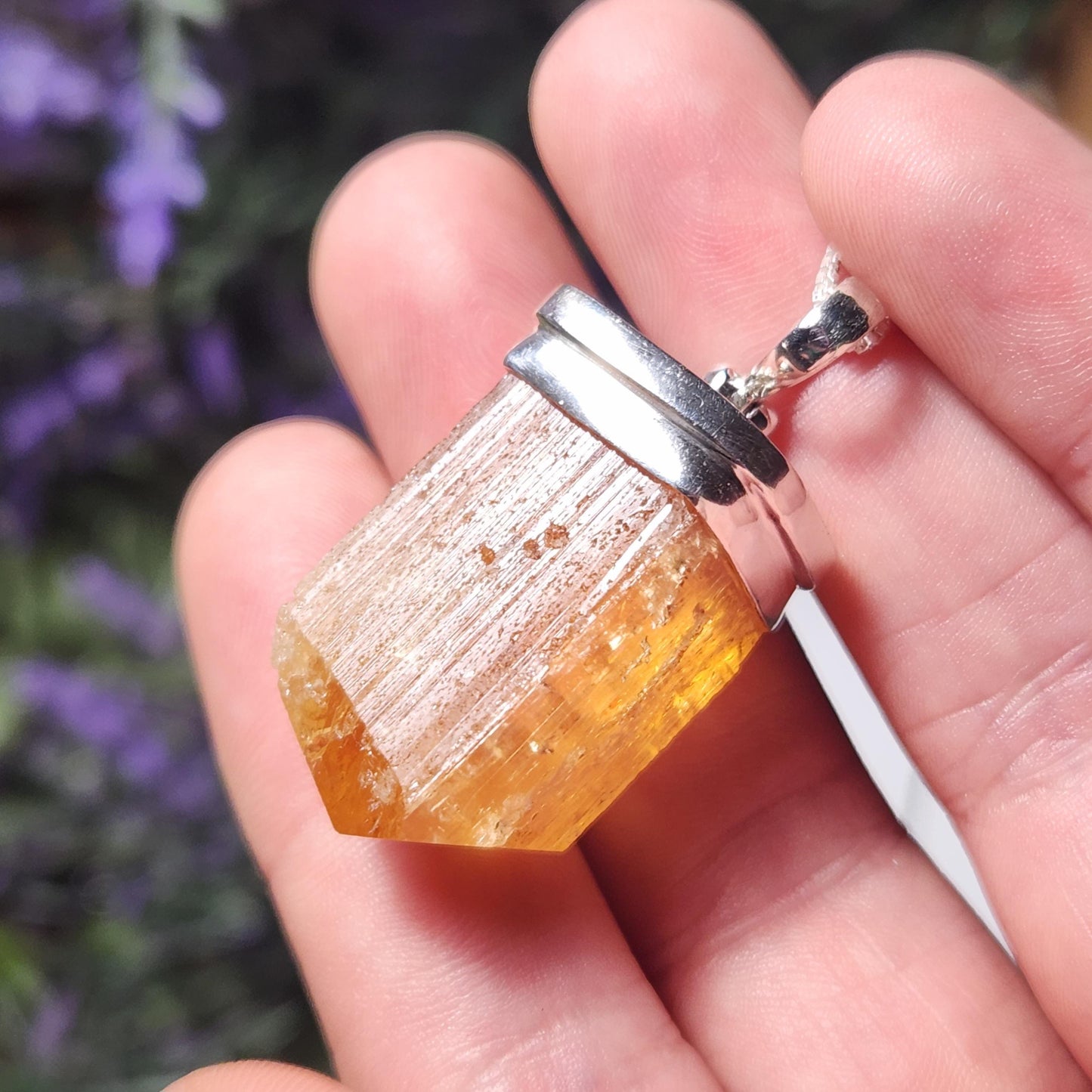 AAA Golden Topaz Pendant
