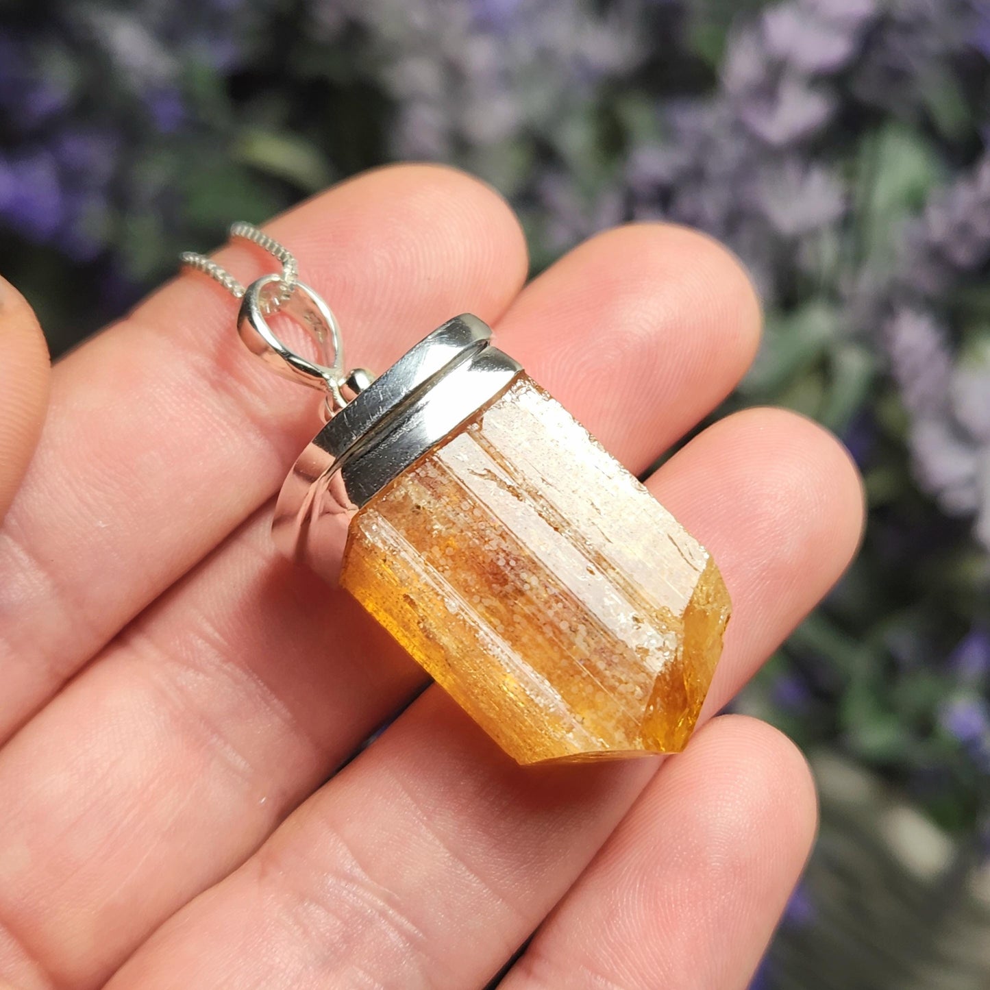 AAA Golden Topaz Pendant