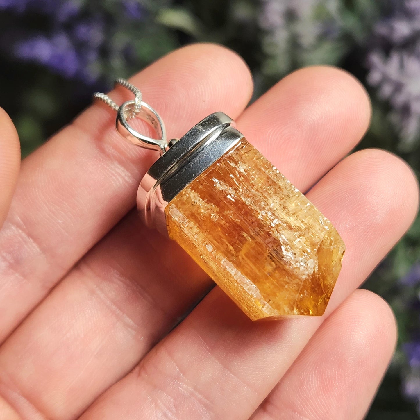 AAA Golden Topaz Pendant