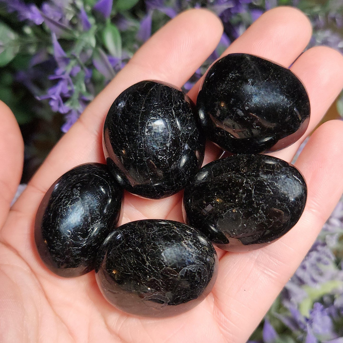Polished Black Tourmaline
