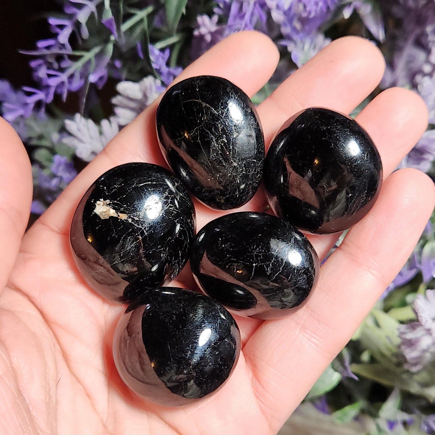 Polished Black Tourmaline