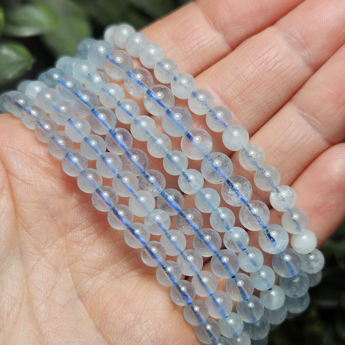 Aquamarine Crystal Bracelet